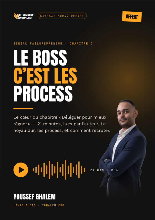 Couverture de Le boss, c’est les process